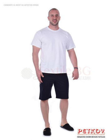 Мъжки памучен ¾-ти панталон на пижама